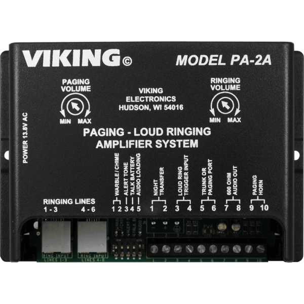 Amplificador de buscapersonas de 2 vatios y timbre de alto volumen