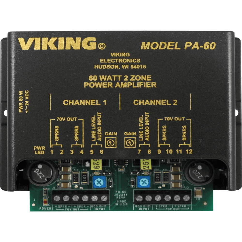 Amplificador de dos zonas de 60 Watt - Image 1